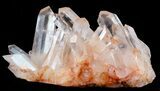 Tangerine Quartz Crystal Cluster - Madagascar #58828-5
